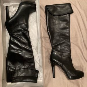 Jessica Simpson Black Over the knee heeled boots